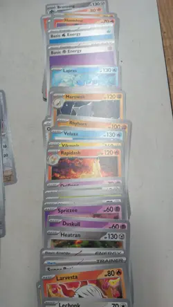 Stack of 105 Pokemon cards in good condition - Image 3