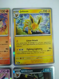 Pokemon Eeveelution Card Lot Holos–Eevee Flareon Jolteon Vaporeon Espeon Umbreon - Image 4
