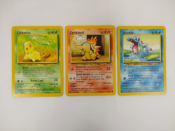 Pokemon Gen 2 Starters - Chikorita Cyndaquil Totodile - Exact Cards! - Image 1