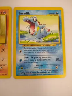 Pokemon Gen 2 Starters - Chikorita Cyndaquil Totodile - Exact Cards! - Image 4