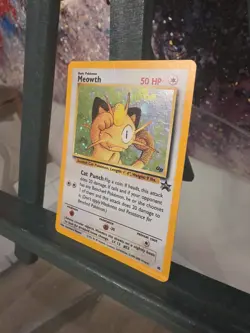 Pokemon TCG 2000 Meowth Black Star Promos Holo Card Wizards Black Star Promos 10 - Image 1