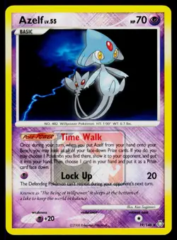 Azelf - 19/146 League Promo Reverse Holo Pokemon League & Championship Cards NM - Image 1