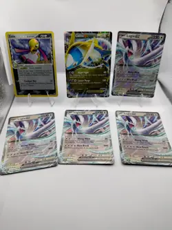 Xatu Dragon Frontiers Latios EX Lugia EX Pokemon Trading Card Lot - 6 Cards LP!! - Image 1