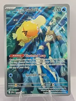Misty's Psyduck 193/182 Illustration Rare Destined Rivals Pokemon Card NM NP - Image 1
