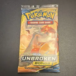 Pokemon Sun & Moon Unbroken Bonds Booster Pack 10 Cards English - Image 1