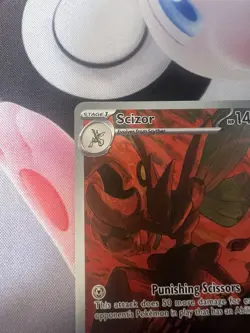 Pokemon Card TCG Scizor 205/197 2023 Obsidian Flames Illustration Rare - NM - Image 4