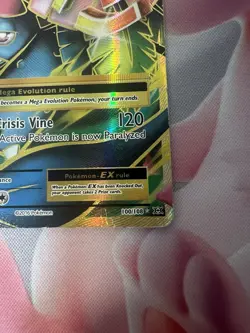 Pokemon TCG M Venusaur EX Full Art Holo Ultra Rare Card 100/108 Evolutions HP - Image 2