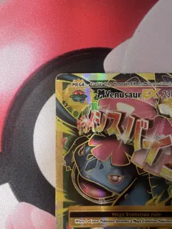 Pokemon TCG M Venusaur EX Full Art Holo Ultra Rare Card 100/108 Evolutions HP - Image 4