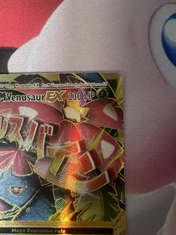 Pokemon TCG M Venusaur EX Full Art Holo Ultra Rare Card 100/108 Evolutions HP - Image 5