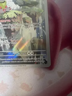 Pokemon TCG Fraxure Card 077/064 IR Sv: Shrouded Fable 2024 NM Condition - Image 2