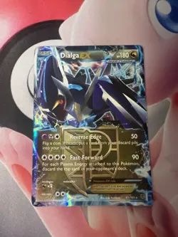 Dialga EX 65/101 Pokemon Plasma Blast Black & White Ultra Rare Card MP - Image 1