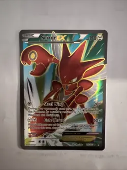 Pokemon Scizor EX Trading Card - Steel Wing & Gale Thrust - Image 1