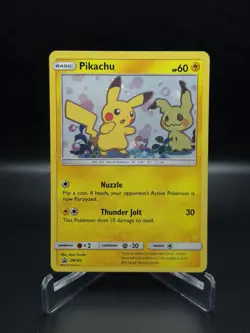 Pokemon Promo Cards Pikachu - SM162 - Holo - SM Black Star Promos x1 Light Play - Image 1
