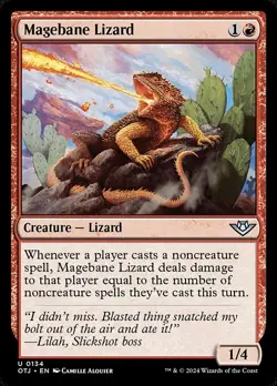 Magebane Lizard Regular - Outlaws Of Thunder Junction MTG-NM - Image 1