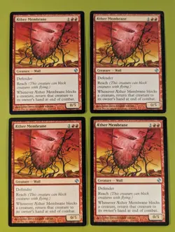 Aether Membrane x4 Duel Decks: Venser vs. Koth 4x Magic the Gathering MTG - Image 1