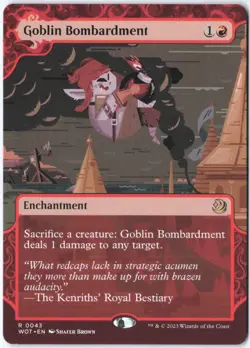 Goblin Bombardment R Wilds of Eldraine: Enchanting Tales 43 LP - Image 1