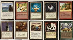 Huge Set Of 68 MTG MAGIC THE GATHERING ARABIAN NIGHTS Signed Christopher Rush ++ - Image 3