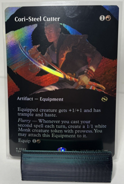 Cori-Steel Cutter (Borderless) Tarkir: Dragonstorm Foil - Image 1
