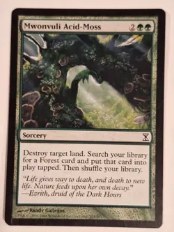 Mwonvuli Acid-Moss - Time Spiral - Magic the Gathering MTG Nice! - Image 1