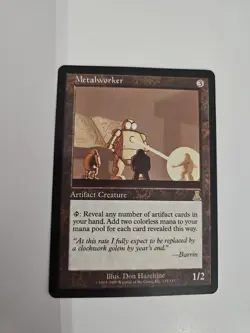 MTG Metalworker LP to NM Urza's Destiny Artifact Rare 1999 Don Hazeltine 135 #2 - Image 1