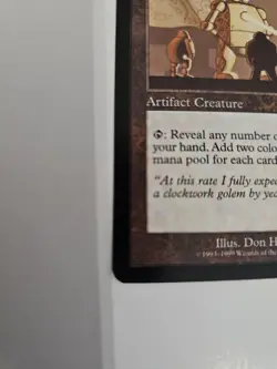 MTG Metalworker LP to NM Urza's Destiny Artifact Rare 1999 Don Hazeltine 135 #2 - Image 2