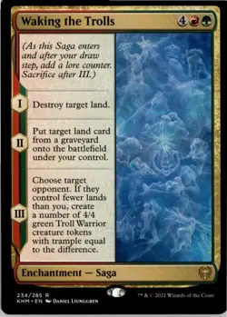 Waking the Trolls R Kaldheim 234 NM MTG x1 - Image 1