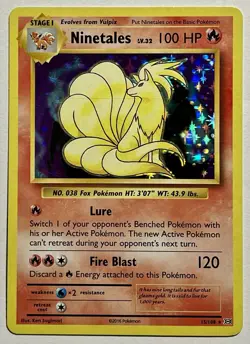 Ninetales 15/108 (MP) Holo Rare XY Series: Evolutions 2016 Pokemon Card TCG - Image 1
