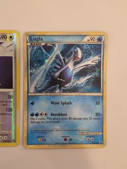 Holo Lugia 2 Card Pokemon Lot- (2010,2007) - Image 2