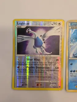 Holo Lugia 2 Card Pokemon Lot- (2010,2007) - Image 3