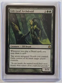 Gilt-Leaf Archdruid Morningtide MTG Magic the Gathering Rare Green Creature Elf - Image 3