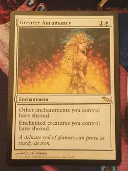 MTG - Shadowmoor - Greater Auramancy NM - Image 1
