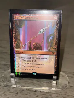 Wizards Staff of Domination Kaladesh Inventions Foil Mythic Artifact - Image 1