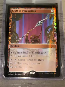 Wizards Staff of Domination Kaladesh Inventions Foil Mythic Artifact - Image 3