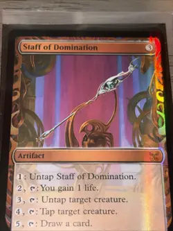 Wizards Staff of Domination Kaladesh Inventions Foil Mythic Artifact - Image 4