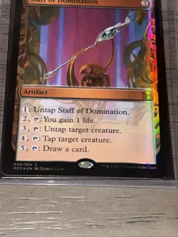Wizards Staff of Domination Kaladesh Inventions Foil Mythic Artifact - Image 5