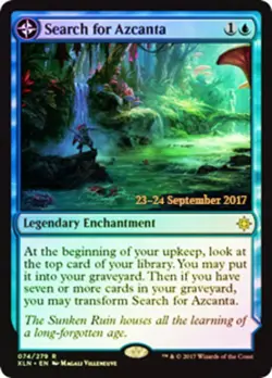 1x Lightly Played, English Search for Azcanta // Azcanta, the Sunken Ruin - Foil - Image 1