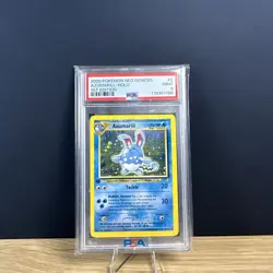 2000 Pokemon Neo Genesis Azumarill Holo 1st Edition #2 PSA 9 MINT INVEST📈 - Image 3