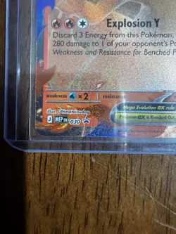 Pokemon TCG EX Holo Card Lot Mega Charizard X EX Mega Charizard Y EX Promo - Image 2