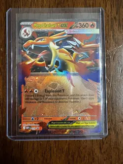 Pokemon TCG EX Holo Card Lot Mega Charizard X EX Mega Charizard Y EX Promo - Image 4