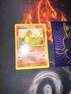 Pokemon Base Set 1st Edition German Charmander 46/102 Glumanda 123💎NM ++ Mint💎 - Image 2