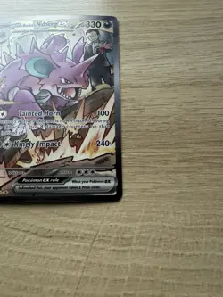 PERFECT CONDITION Pokemon TCG Team Rockets Nidoking EX 233/182 Destined Rivals - Image 3