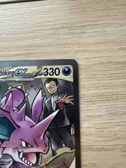 PERFECT CONDITION Pokemon TCG Team Rockets Nidoking EX 233/182 Destined Rivals - Image 4