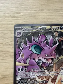 PERFECT CONDITION Pokemon TCG Team Rockets Nidoking EX 233/182 Destined Rivals - Image 5