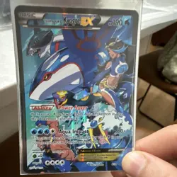 Team Aqua's Kyogre EX 6/34 Double Crisis Ultra Rare Holo 190 HP Pokemon Card - Image 2