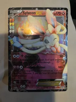 Sylveon EX RC21/RC32 Generations: Radiant Collection Full Art Holo Pokemon Card - Image 1