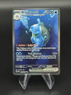 Blastoise ex 200/165 - Pokemon Scarlet & Violet 151 Special Illustration - Image 1