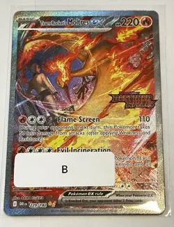 Pokemon Destined Rivals Stamped Promo - Team Rocket's Moltres EX #229/182 (B) - Image 1