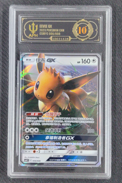 APH Black 10 Pokemon S-Chinese Eevee GX 006/008 CSMYC Eevee Gift Box Holo - Image 1