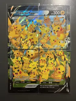 Pikachu V Union Set Of 4 SWSH139 SWSH140 SWSH141 SWSH142 Pokemon NM/M - Image 1