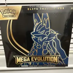 Pokemon TCG Mega Evolution Elite Trainer Box, Lucario & Gardevoir Promo - Image 1